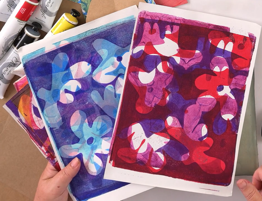 Exploring Gel Plate Printing Workshop Materials List