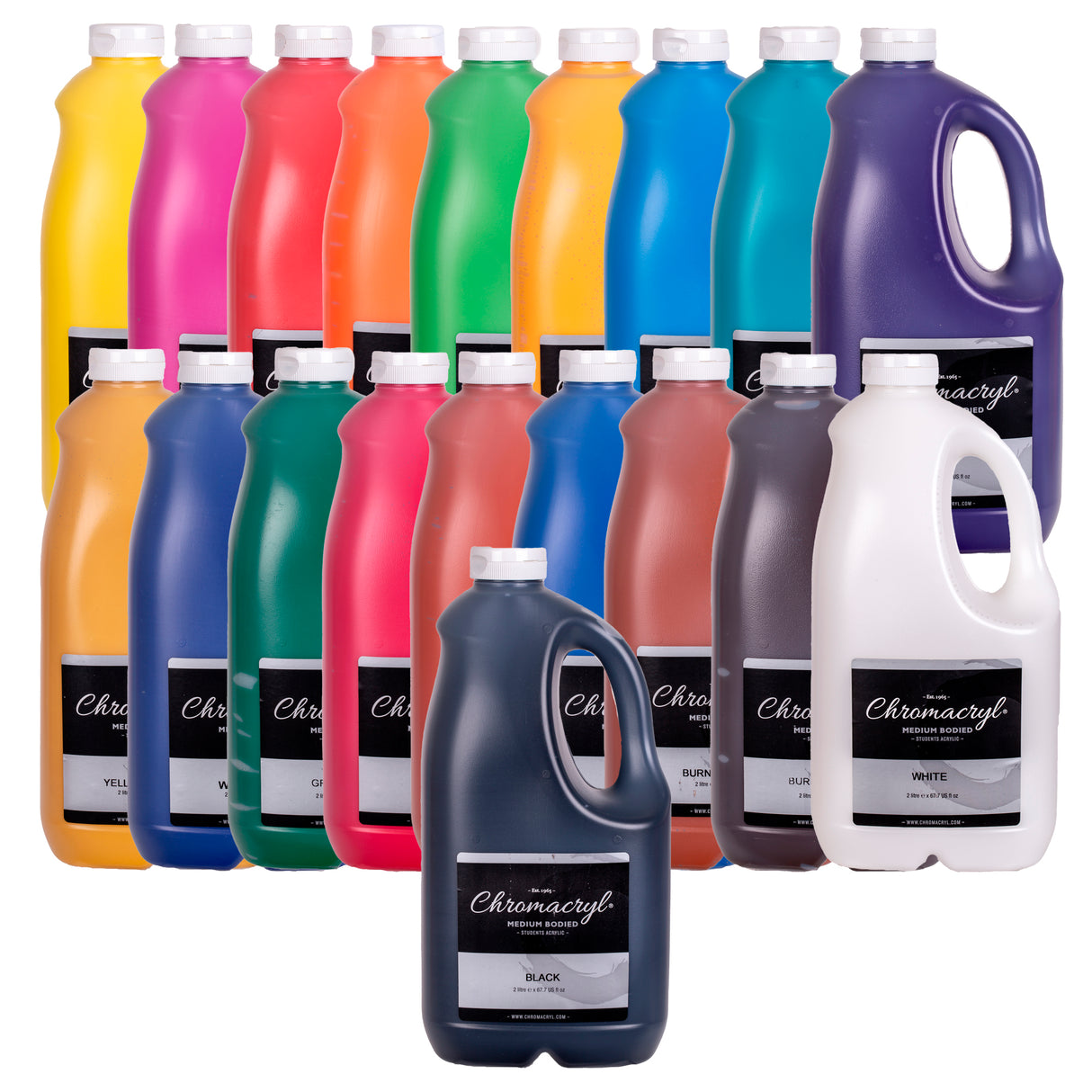 Chromacryl Paint 2L Pack of 19
