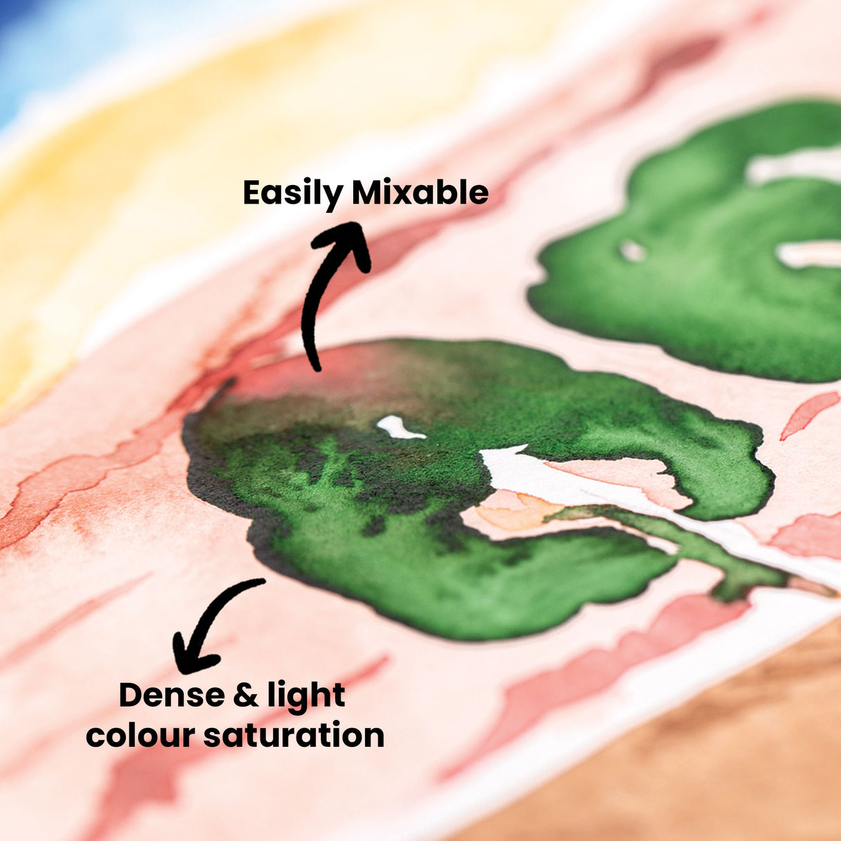 Primecolours Watercolour Palette Set of 18 - Zart