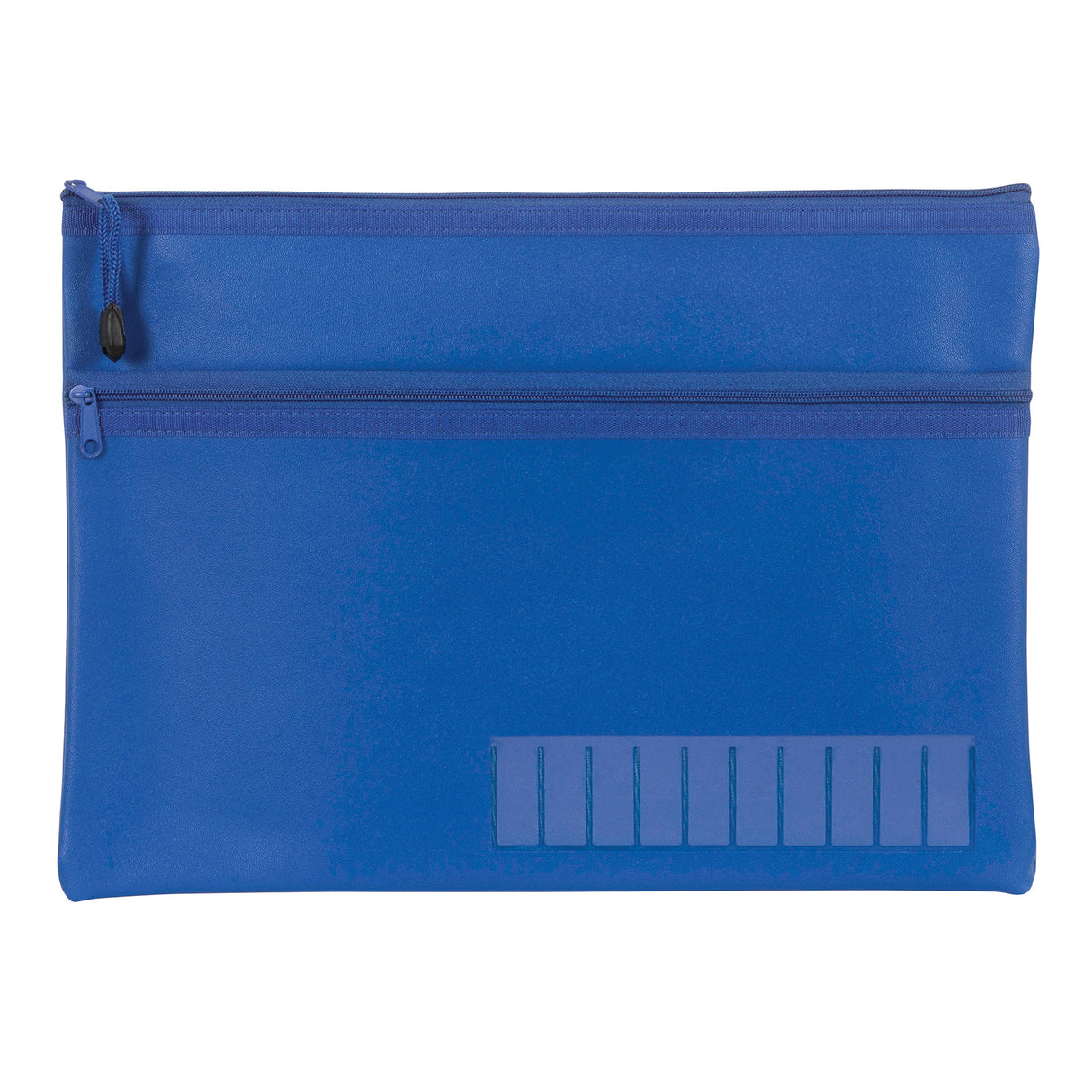 Pencil Case with Name Jumbo Two Zip (325mm X 180mm) Asst Colours - Zart