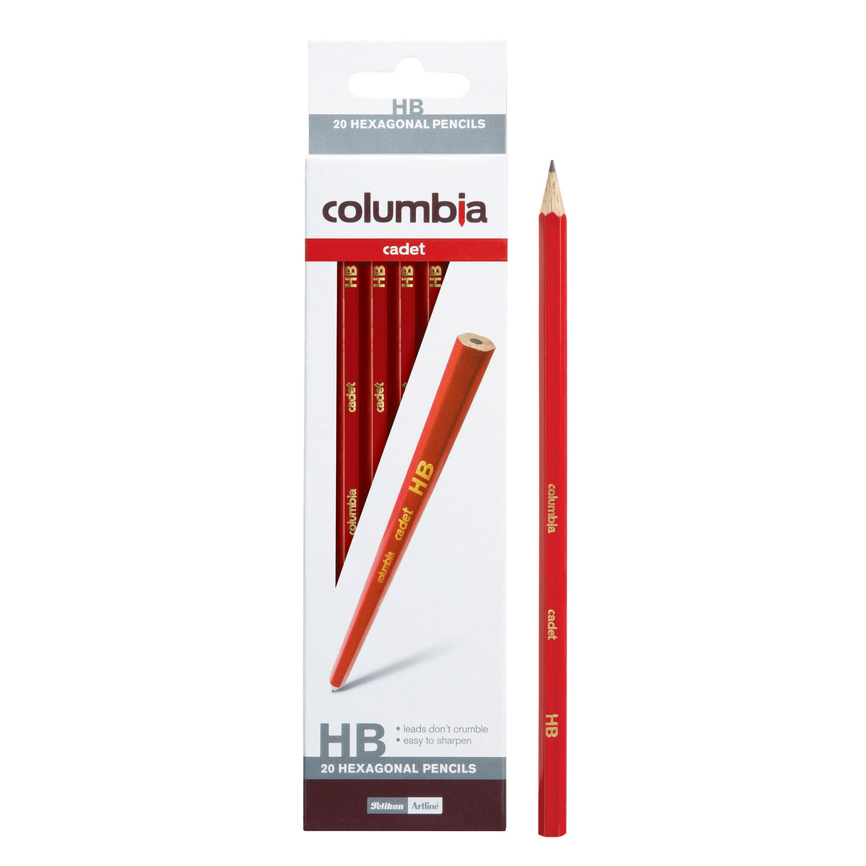 Columbia Pencils Cadet Hexagonal Pack of 20
