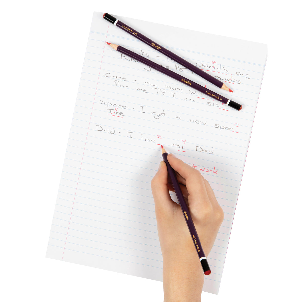 Columbia Correction/Copying Pencil Red - Zart
