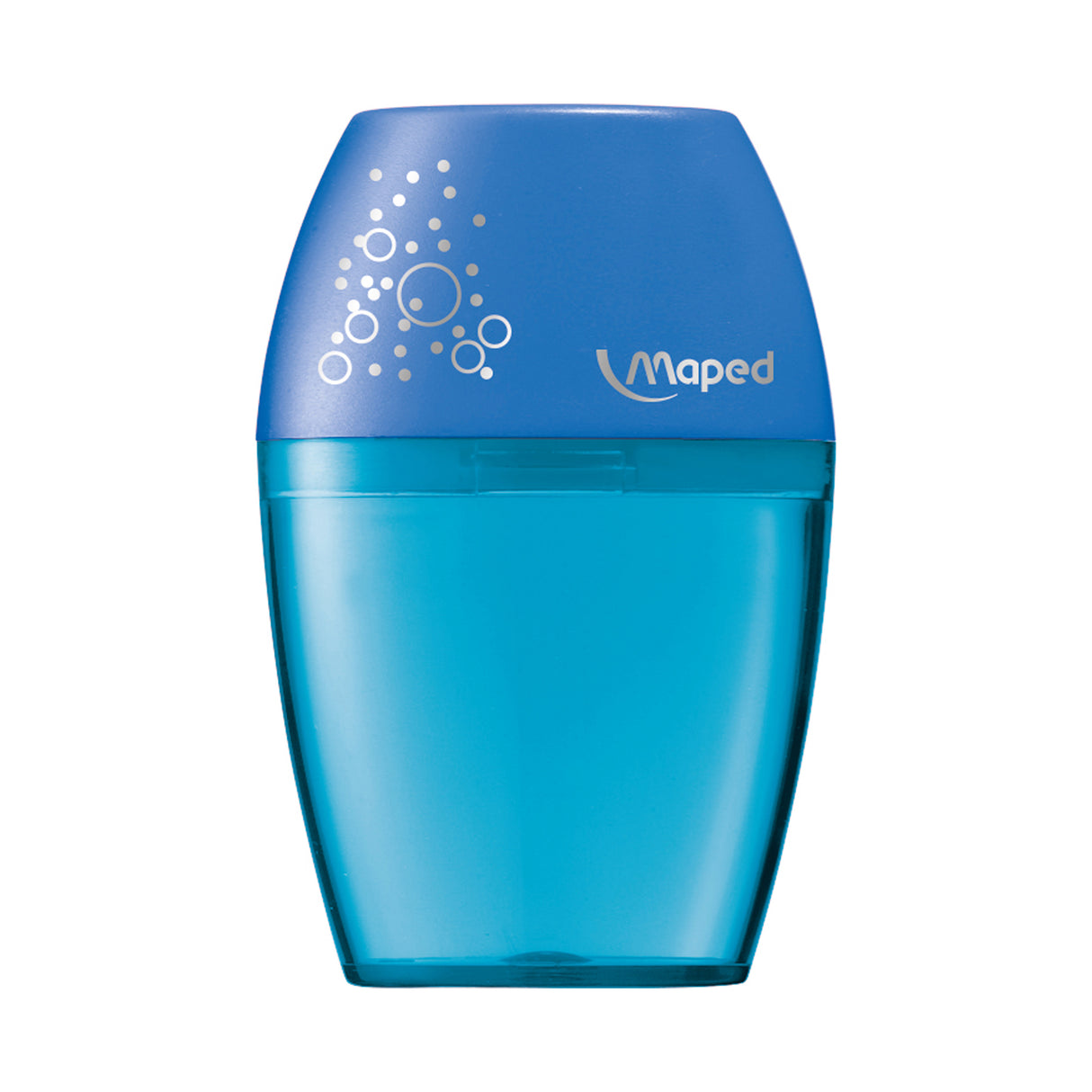 Maped Sharpener 1 Hole with Shavings Container Asst Colours - Box of 25 - Zart