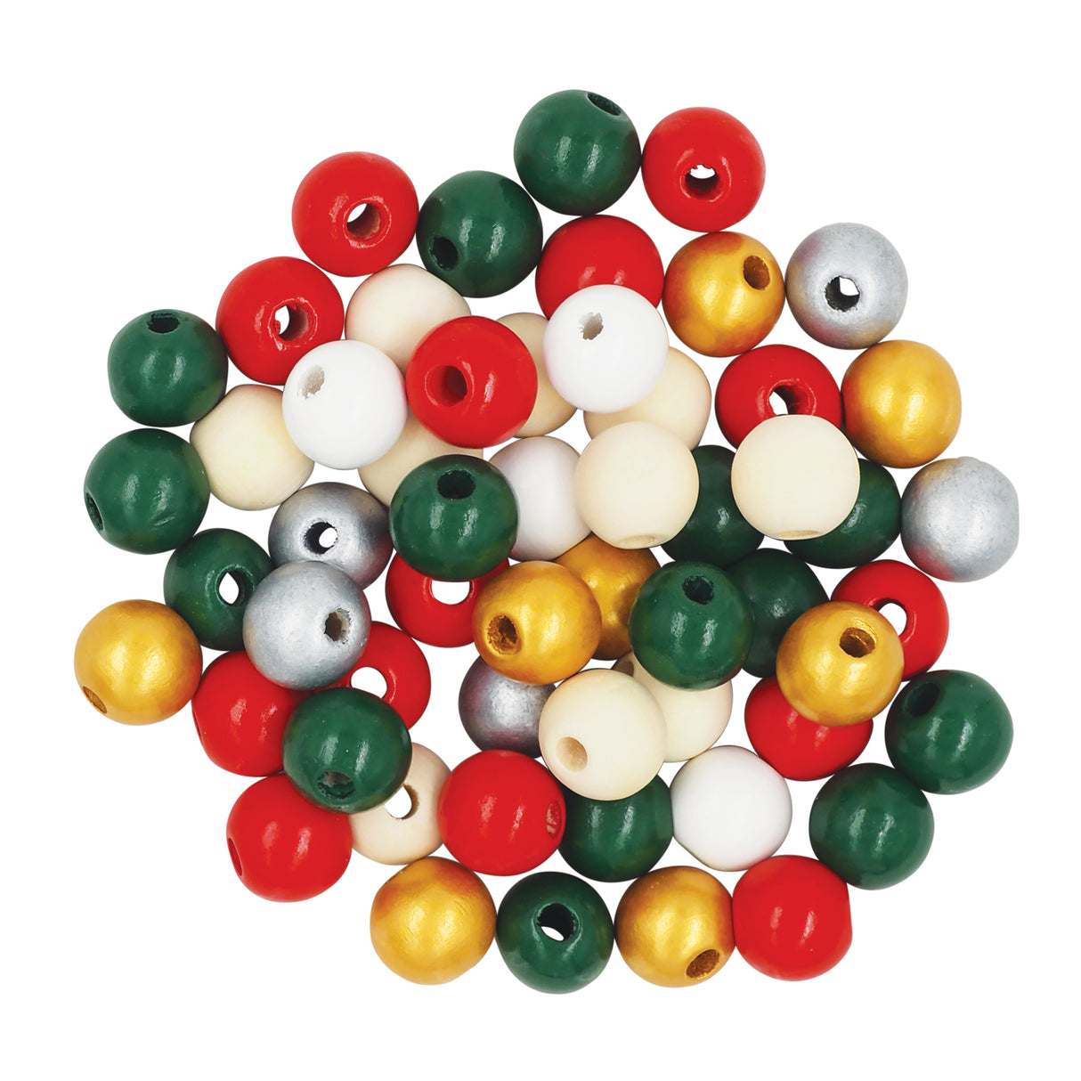 Wooden Beads Christmas 250g - Zart