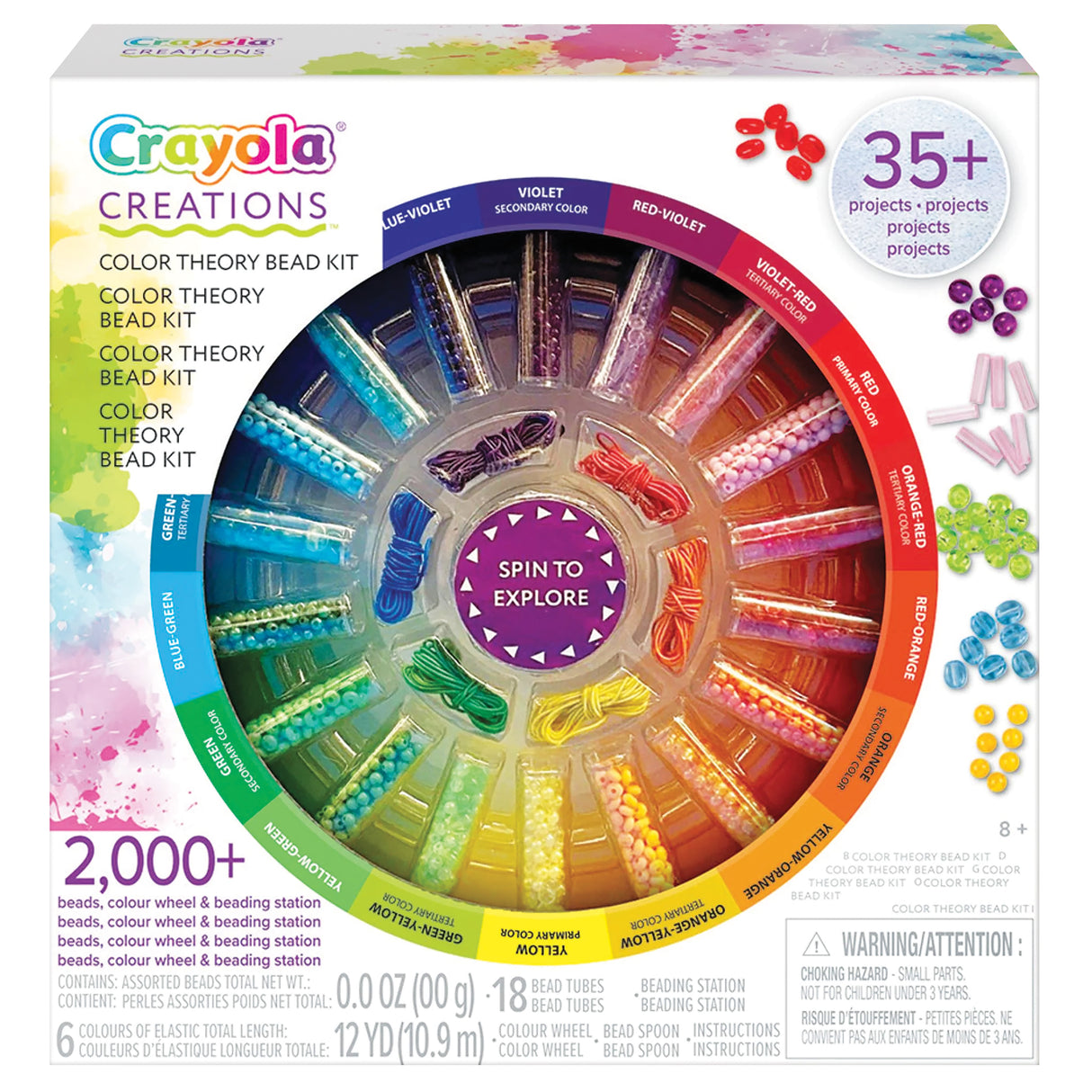 Crayola Creations Colour Theory Bead Set Pack of 2000 - Zart
