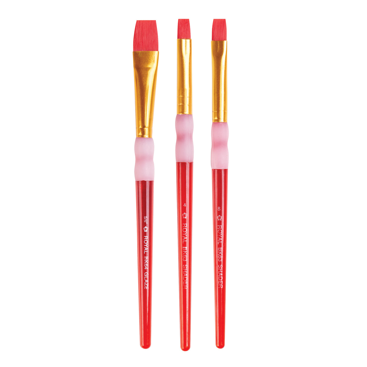 Taklon Brush Set Flat Assorted Classpack of 24 - Zart