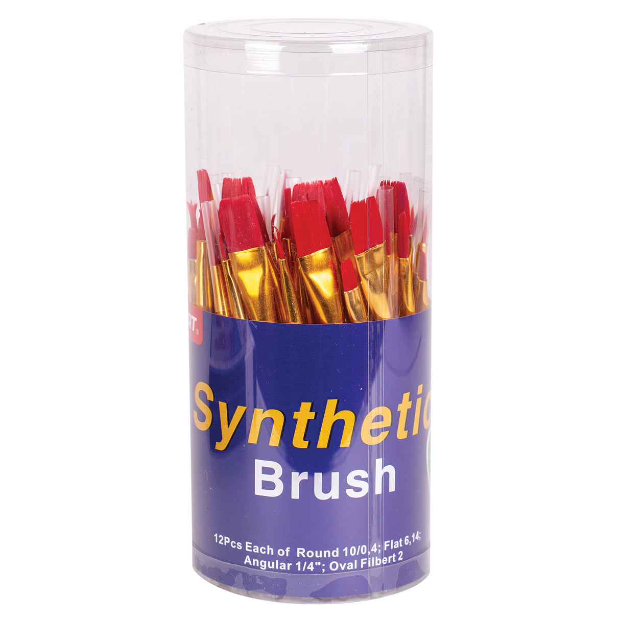 Taklon Budget Brush Set Assorted Classpack of 72 - Zart