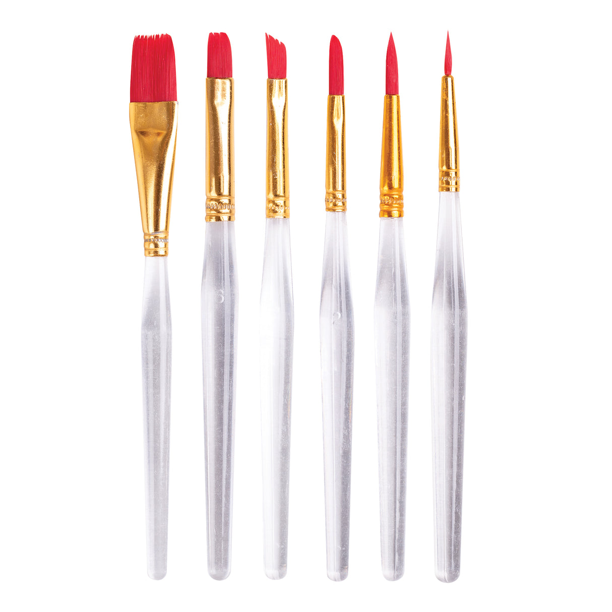 Taklon Budget Brush Set Assorted Classpack of 72 - Zart