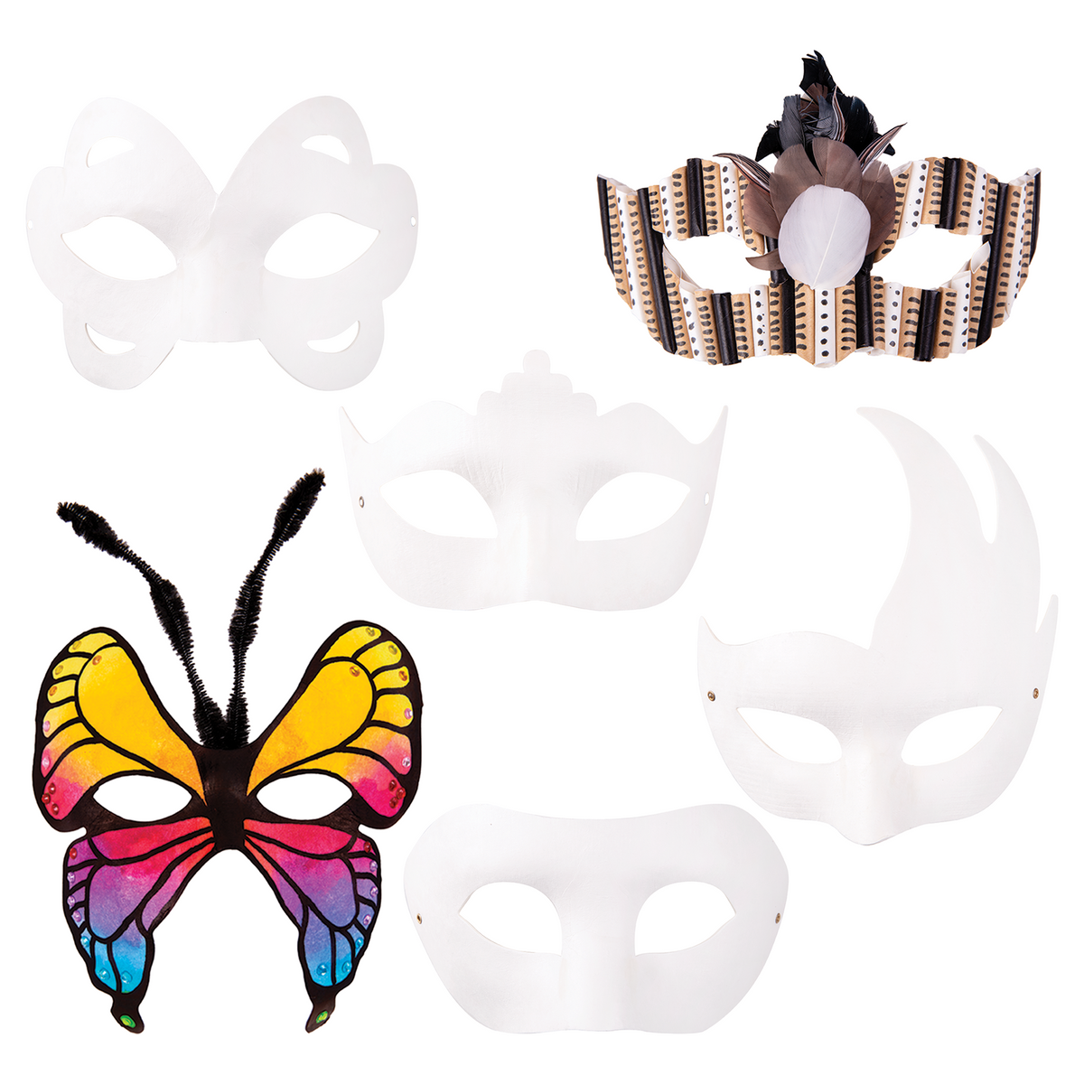 Zart Paper Fantasy Eye Masks Pack of 24 - Zart