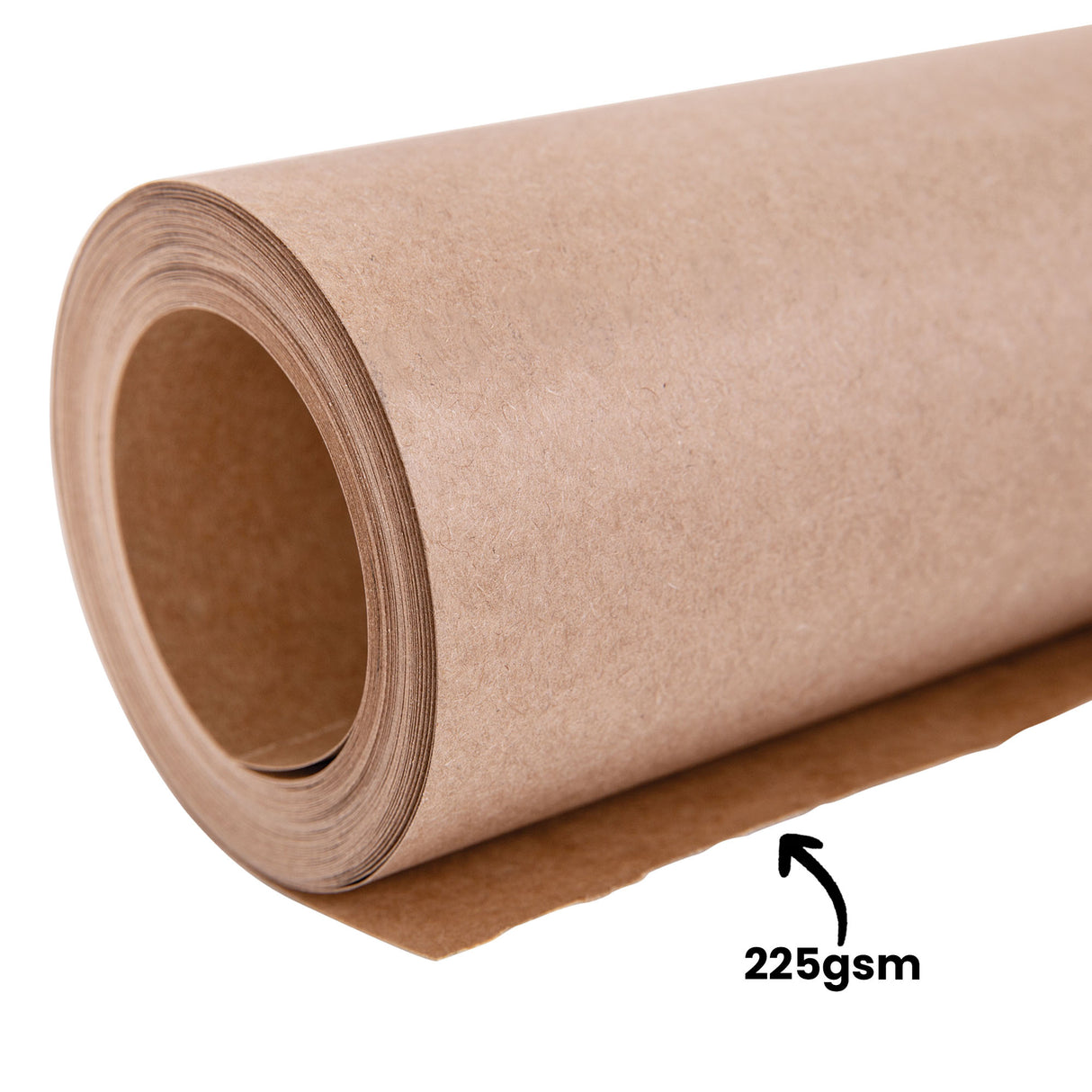 Brown Kraft Card 225gsm Roll - Zart
