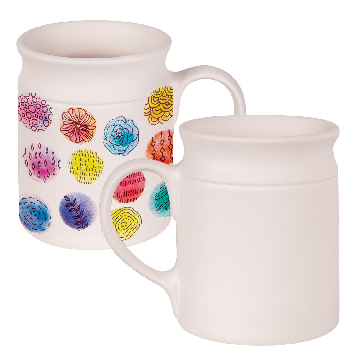 Ceramic Mug Bisque Fired Pack of 30 - Zart