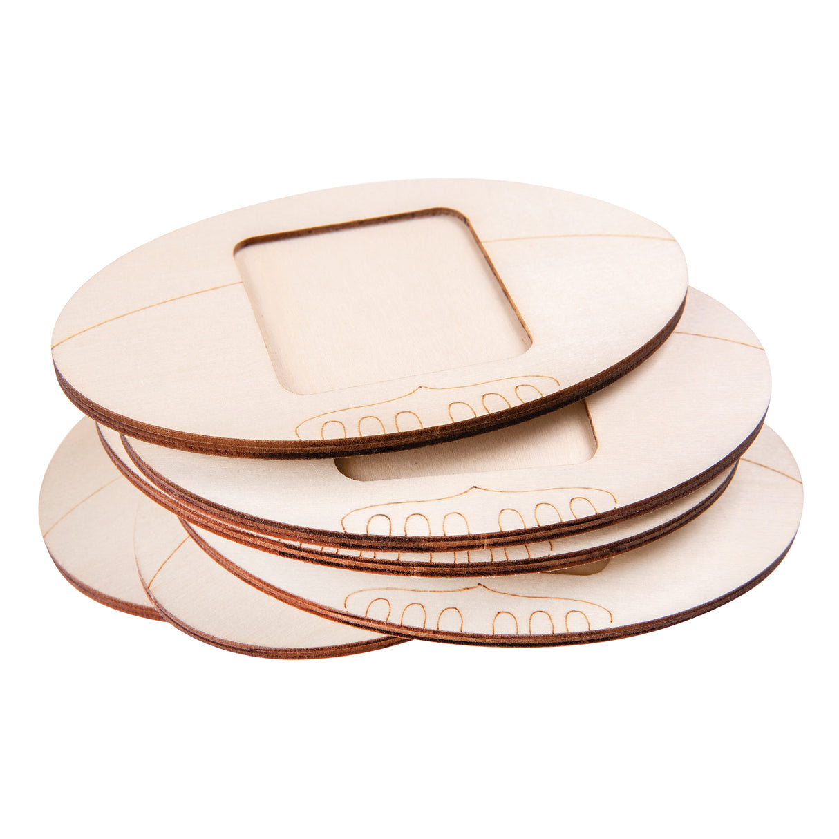 Wooden Footy Frame Pack of 10 - ZART