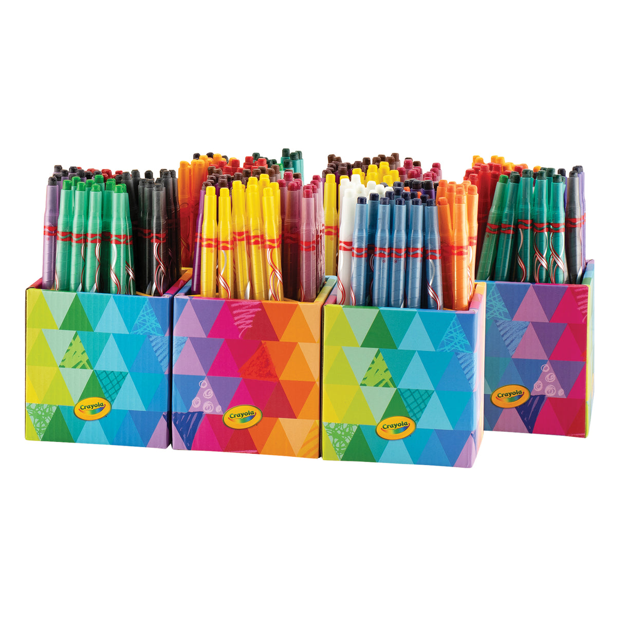 Crayola Twistable Crayon with Desk Caddies Classpack of 240 - Zart