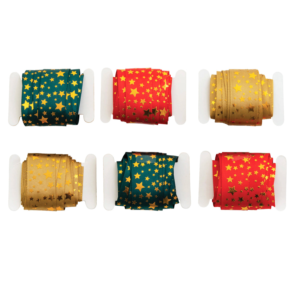 Christmas Star Ribbon Pack of 6 - Zart