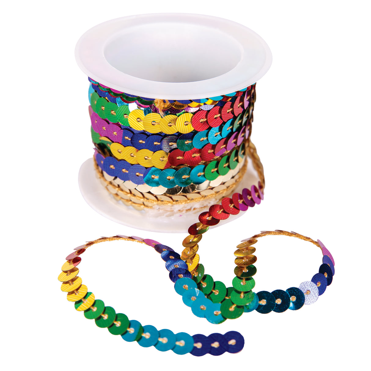 Rainbow Sequin String 5mm X 5m - Zart