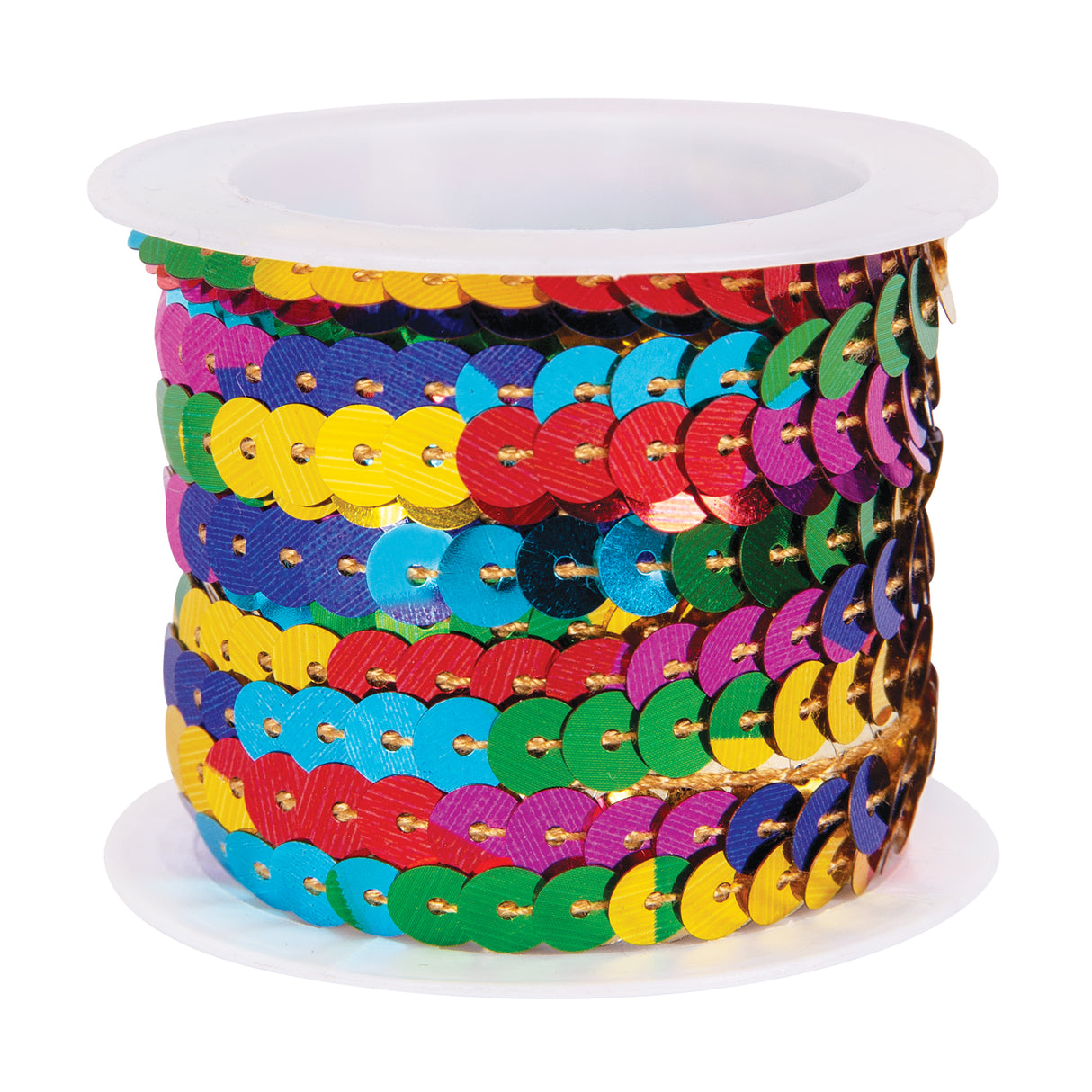 Rainbow Sequin String 5mm X 5m - Zart