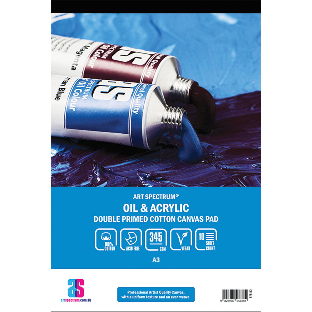 Art Spectrum Cotton Canvas Pad A3 - Zart