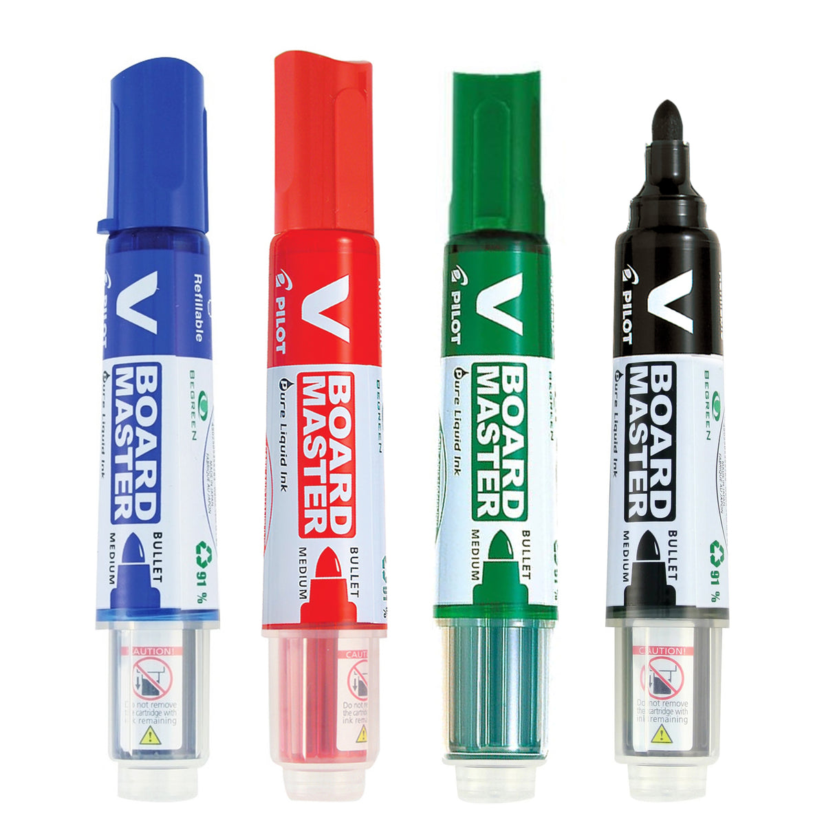 Pilot BegreeN V Board Master Whiteboard Marker 0.9mm Bullet Pack of 10 - Zart