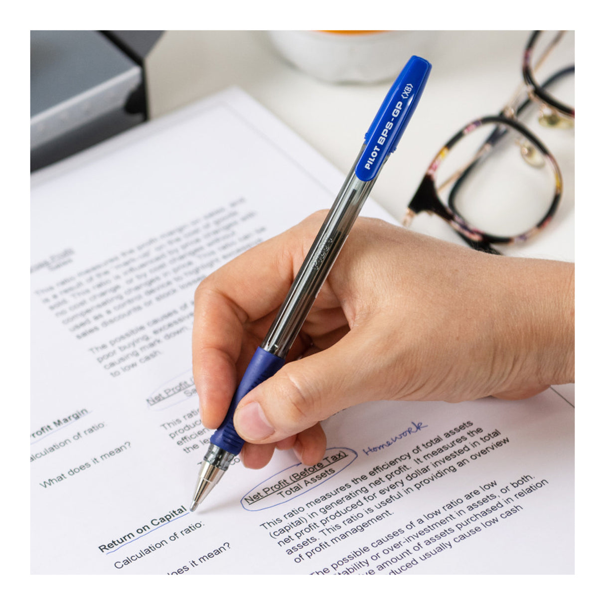 Pilot BPS-GP Ballpoint Medium 0.7 mm Fine Tip - Zart