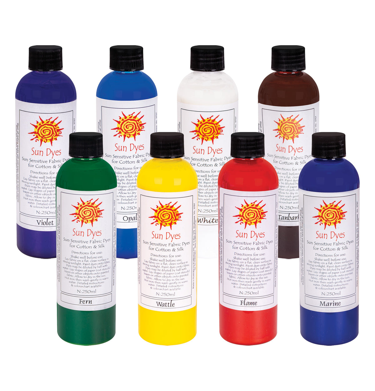 Sun Dye 13 Colours 250mL