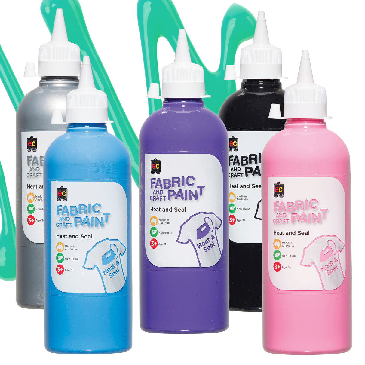 EC Fabric and Craft Paint 500mL Pack of 12 - Zart