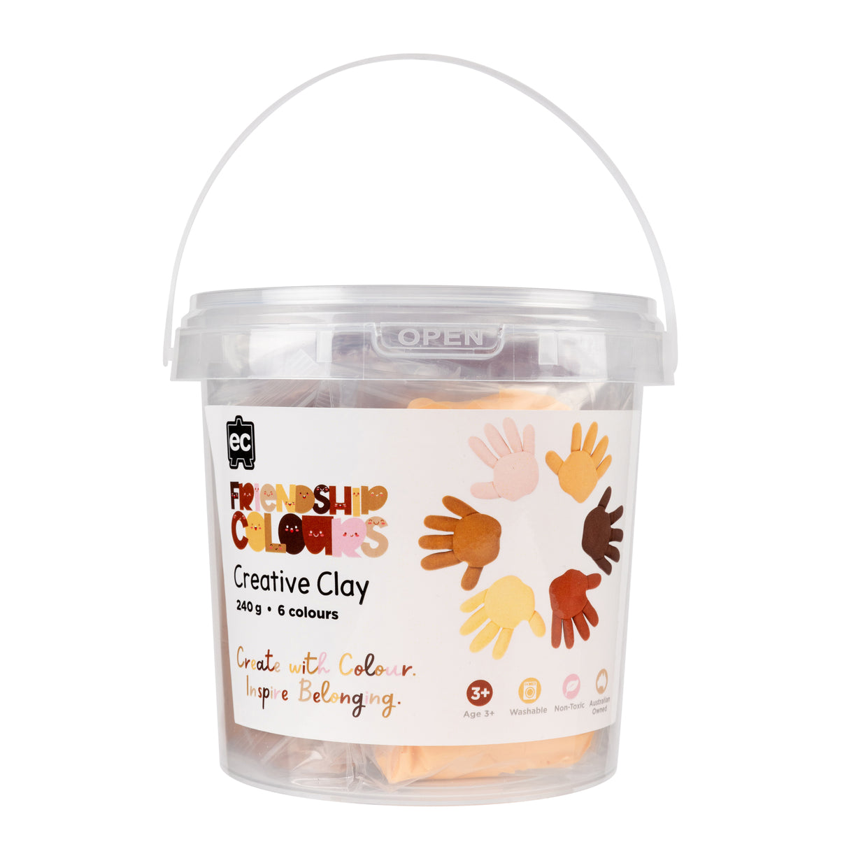CreativeClay Friendship Colours 240g - Zart