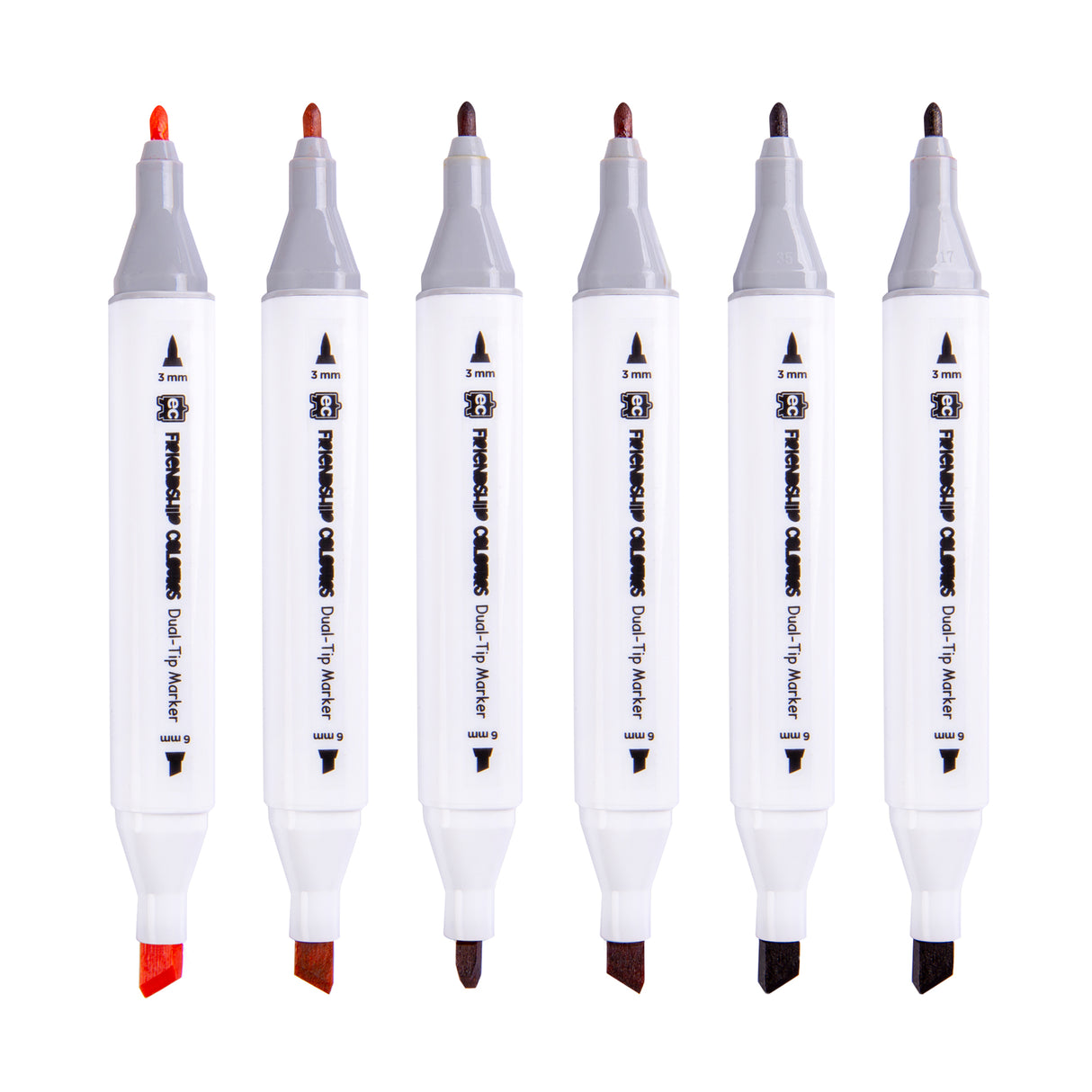 Friendship Colours Dual-Tip Markers Pack of 12 - Zart