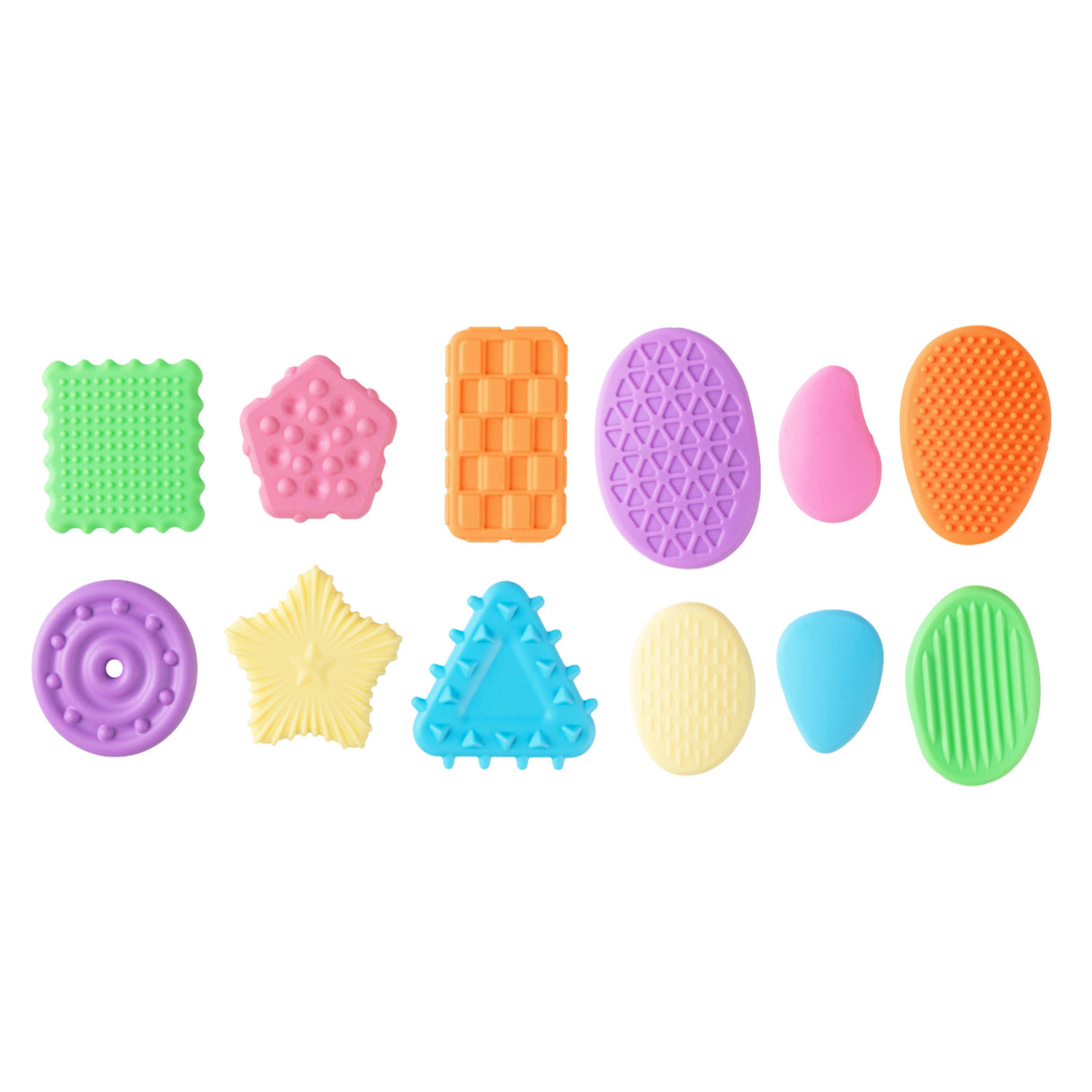 Sensory Sprouts Textured Calming Shapes & Stones Set of 12 - Zart