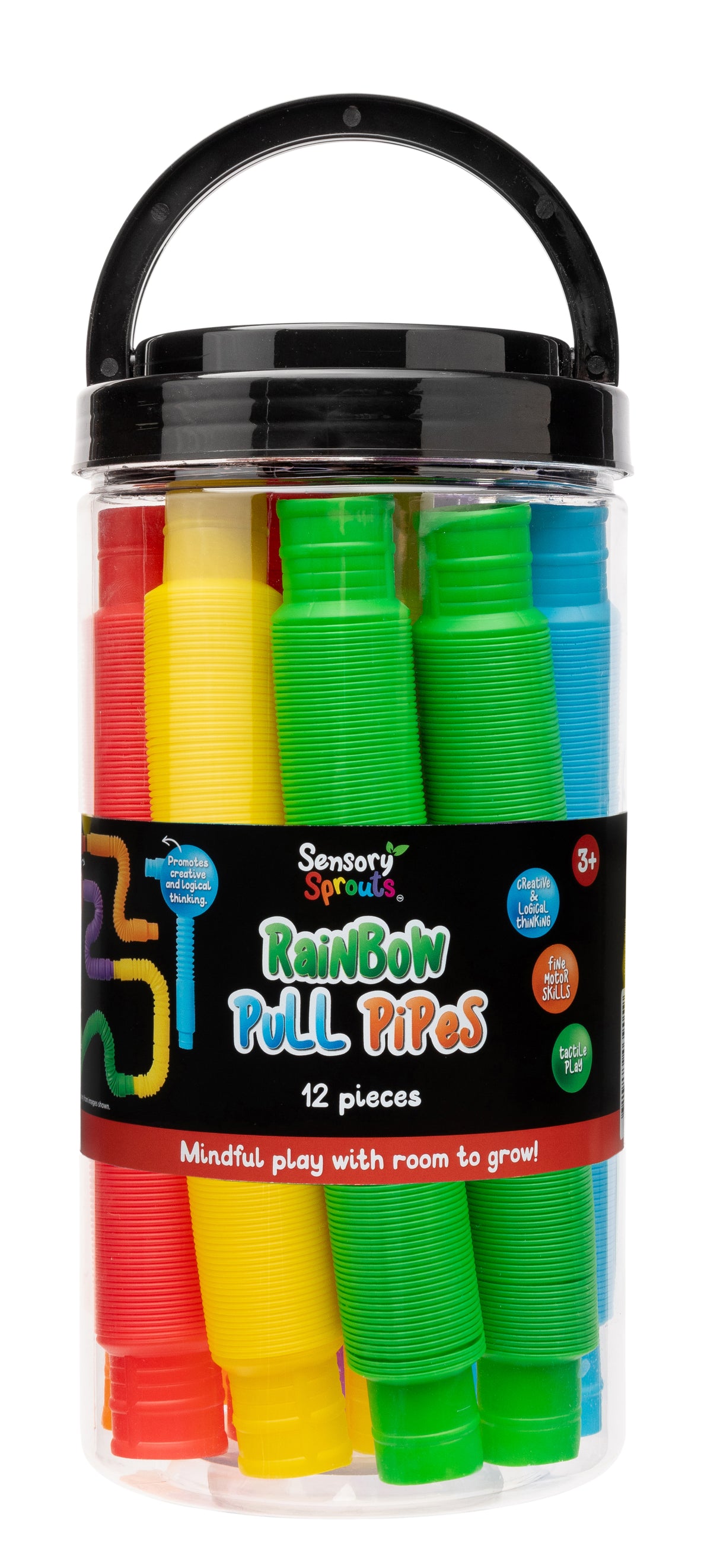 Rainbow Pull Pipes Jar of 12 - Zart