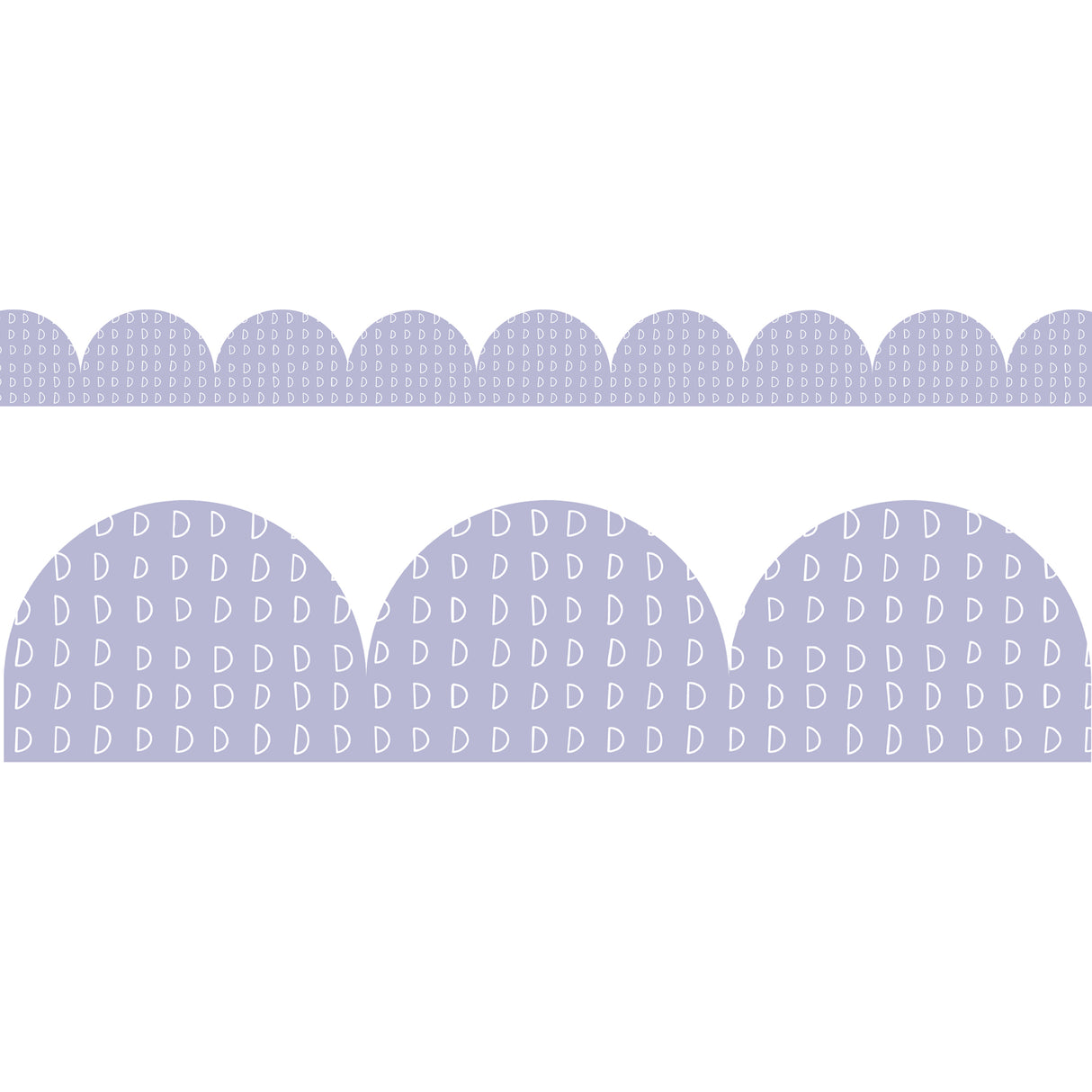 Patterned Scalloped Border - Roll - Zart