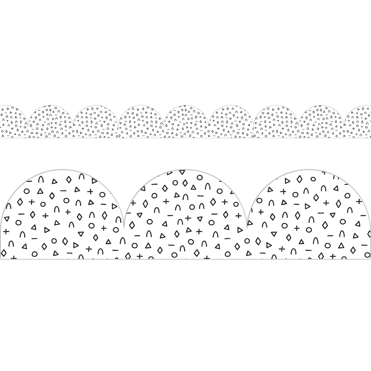 Patterned Scalloped Border - Roll - Zart