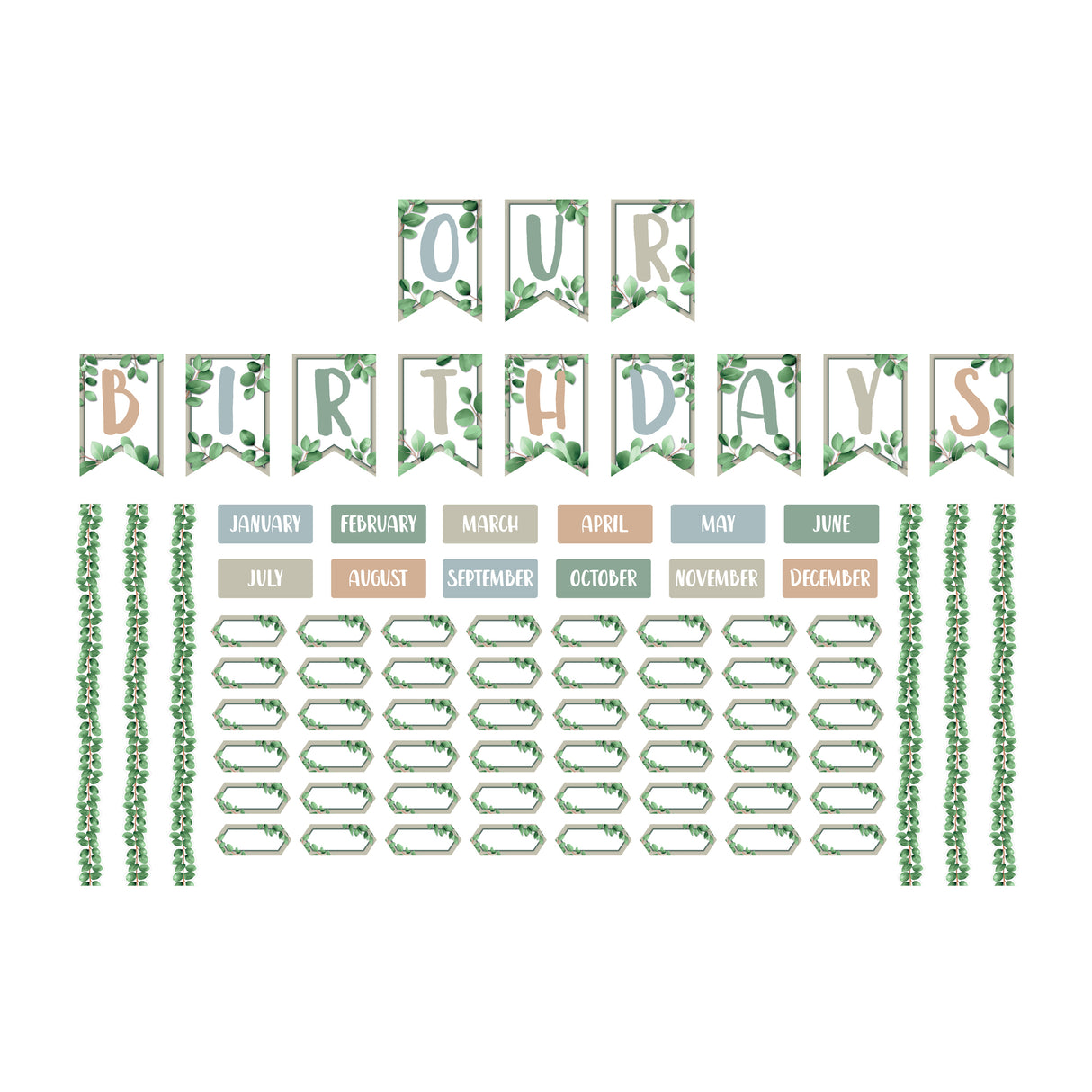 Birthday Bulletin Board Set - Zart