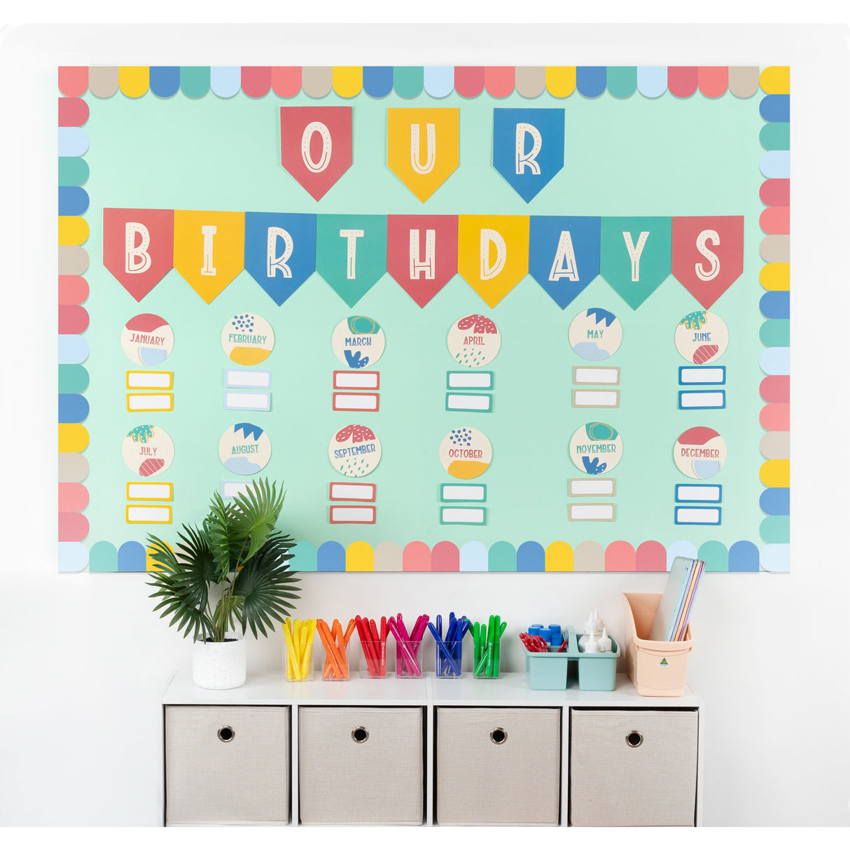 Birthday Bulletin Board Set - Zart