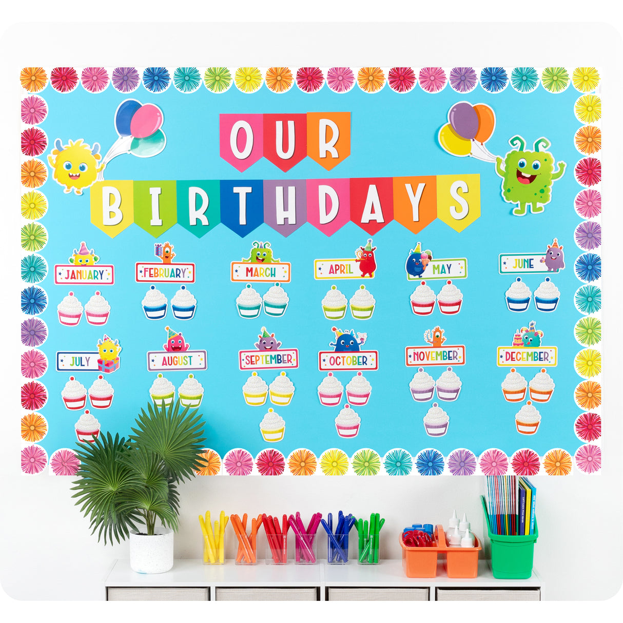 Birthday Bulletin Board Set - Zart