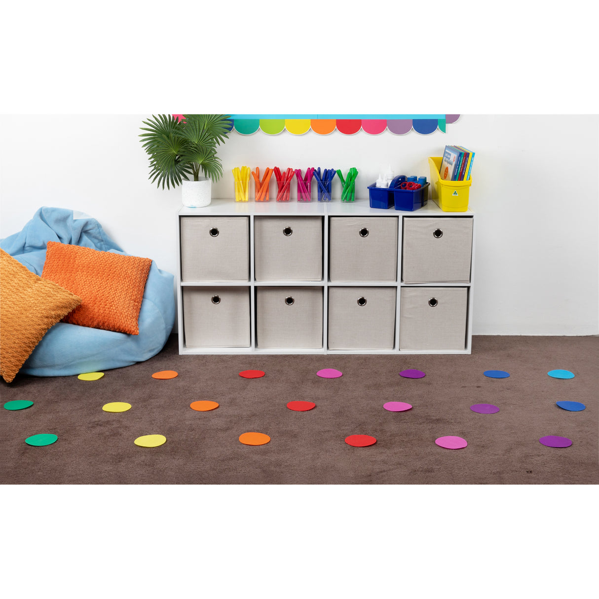 Giggle & Grow On the Spot! Floor Marker Dots Pack of 32 - Zart