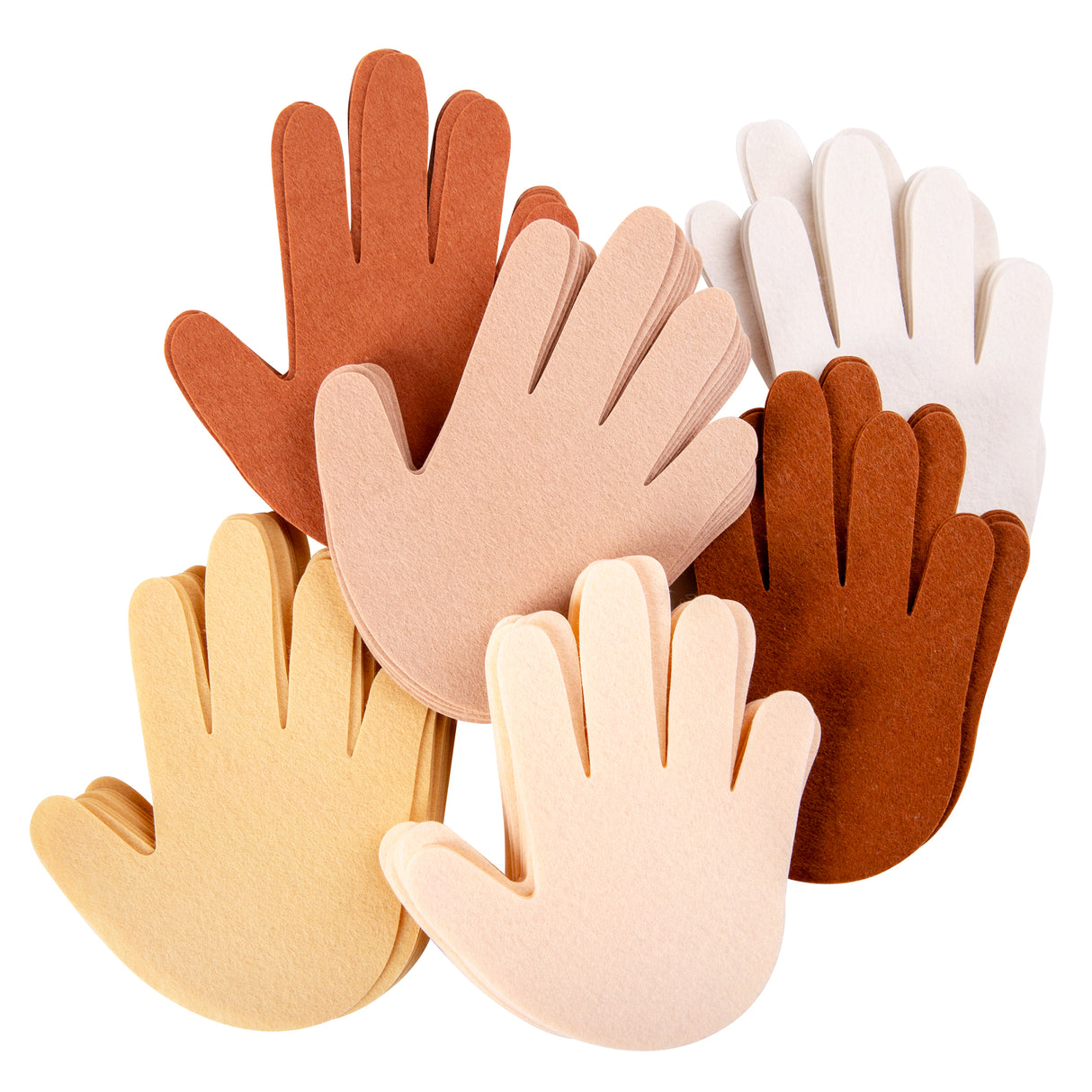 Felt Hands of the World Pack of 60 - Zart