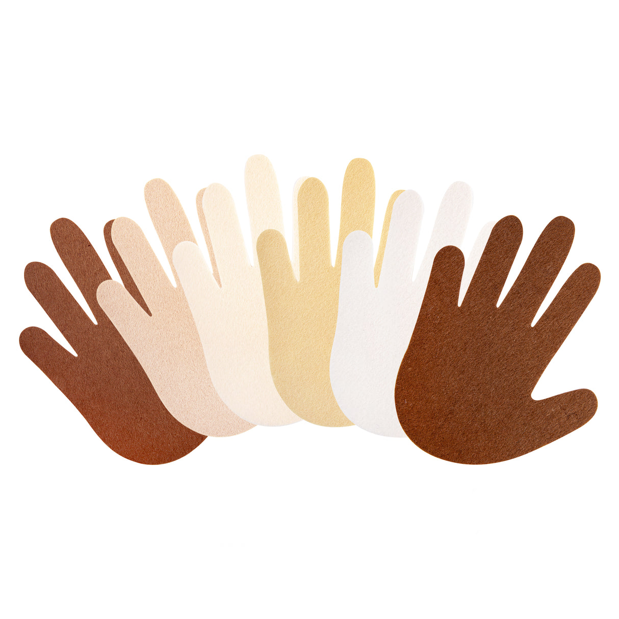 Felt Hands of the World Pack of 60 - Zart