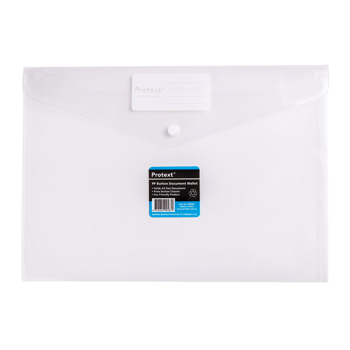 Document Wallet Clear A4 - Zart