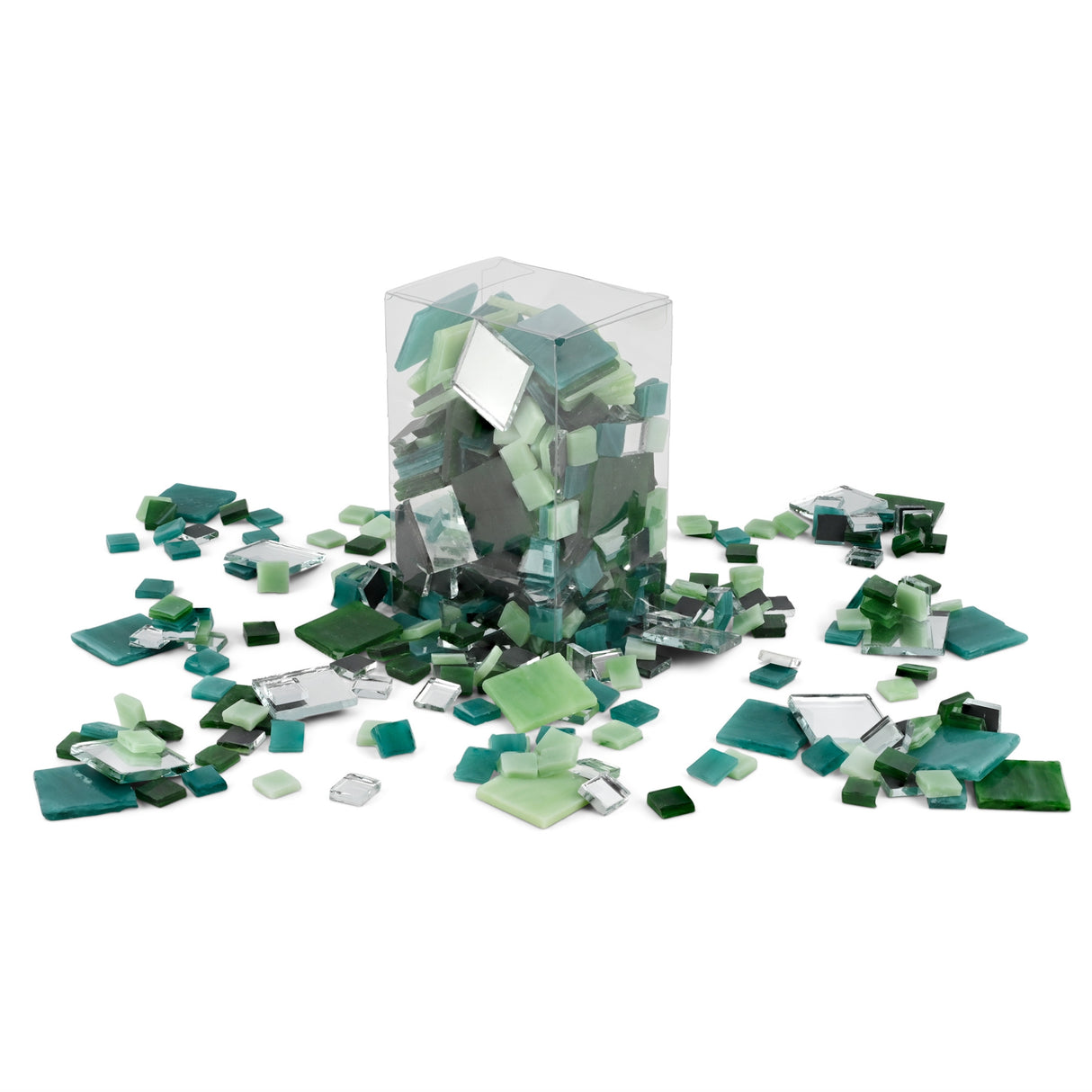 Glass Mosaics Mixed Tiles 500g Tubs - Zart