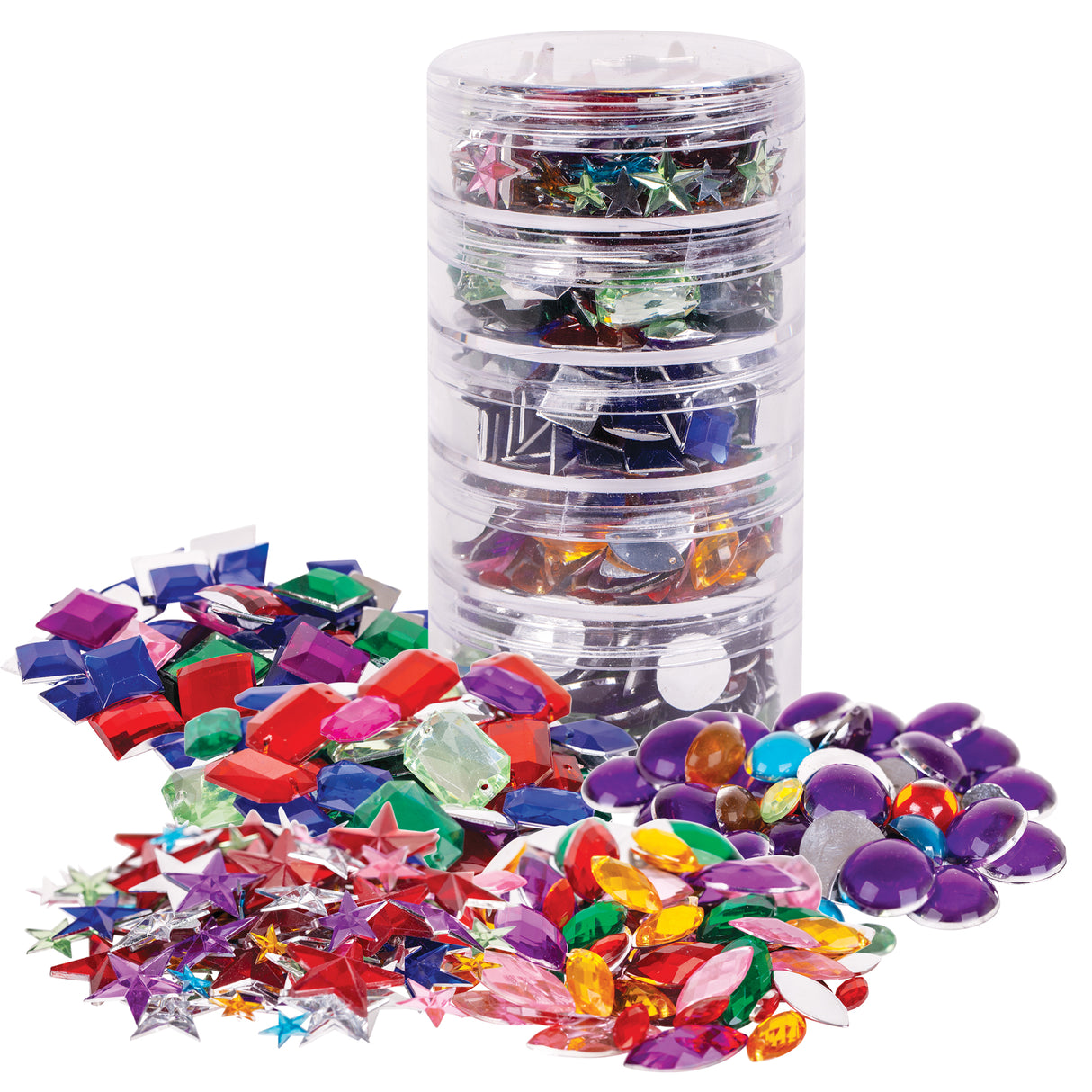 Jewels Assorted Stackable Pack of 750 - Zart
