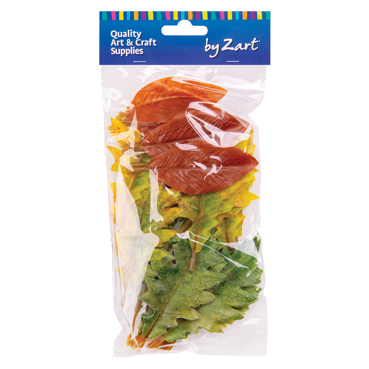 Autumn Leaves Assorted Plastic Pack of 50 - Zart