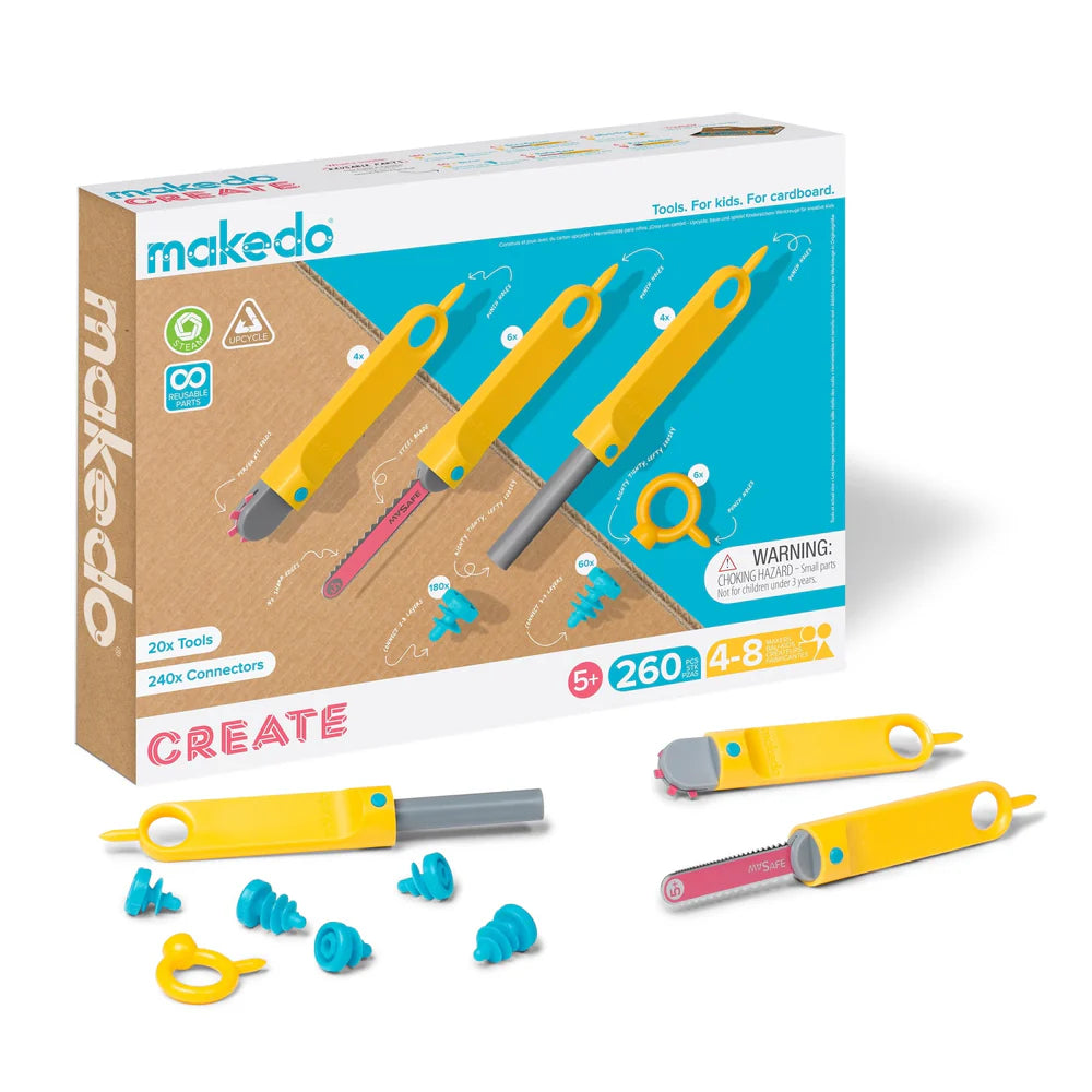 Makedo Create Kit 260 Pieces - Zart