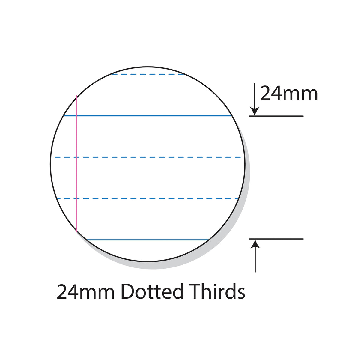 Protext Dotted Thirds Writing Book 330x240mm 24mm 64 pages - Zart