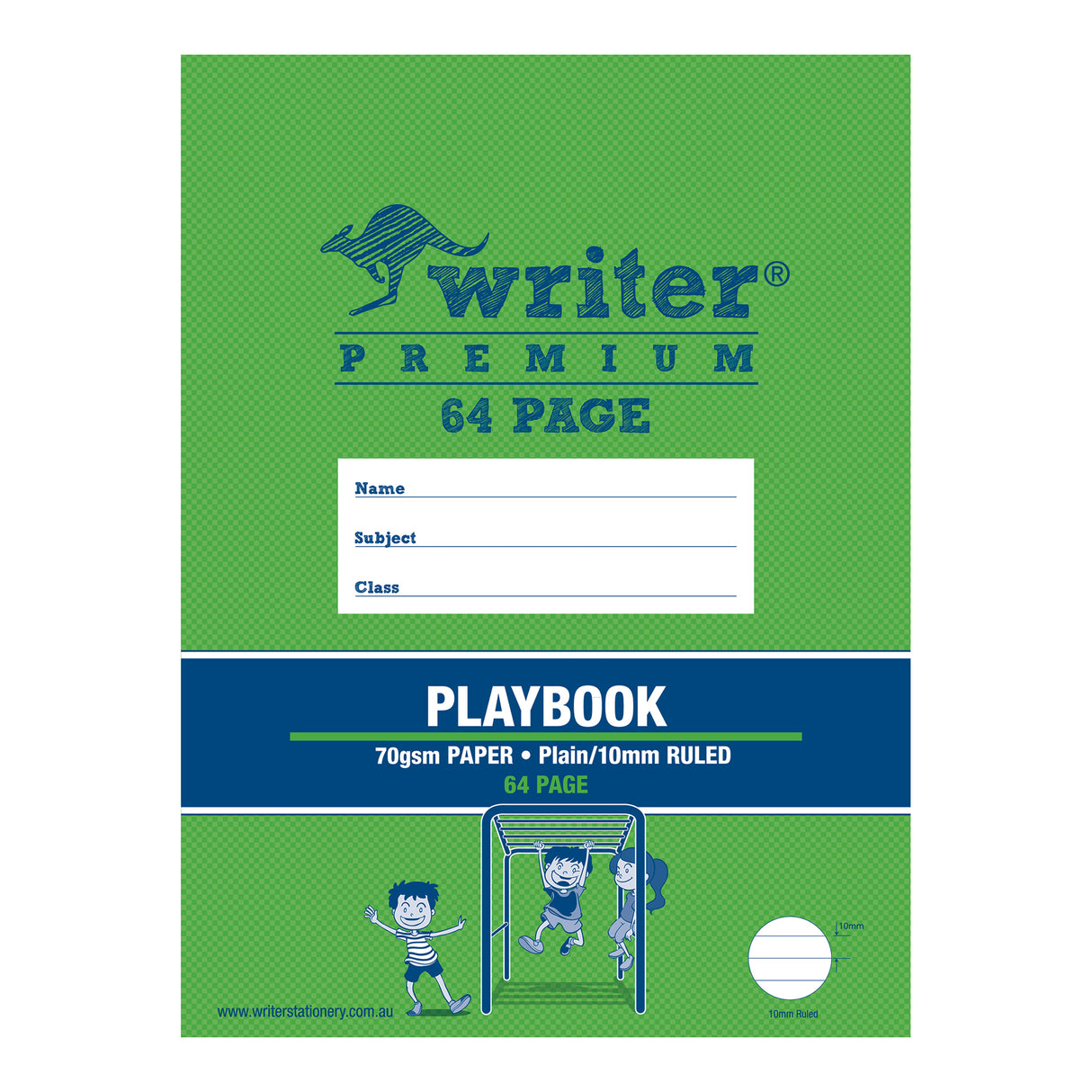 Writer Premium Playbook 330x240mm Plain and Ruled Pages - Zart