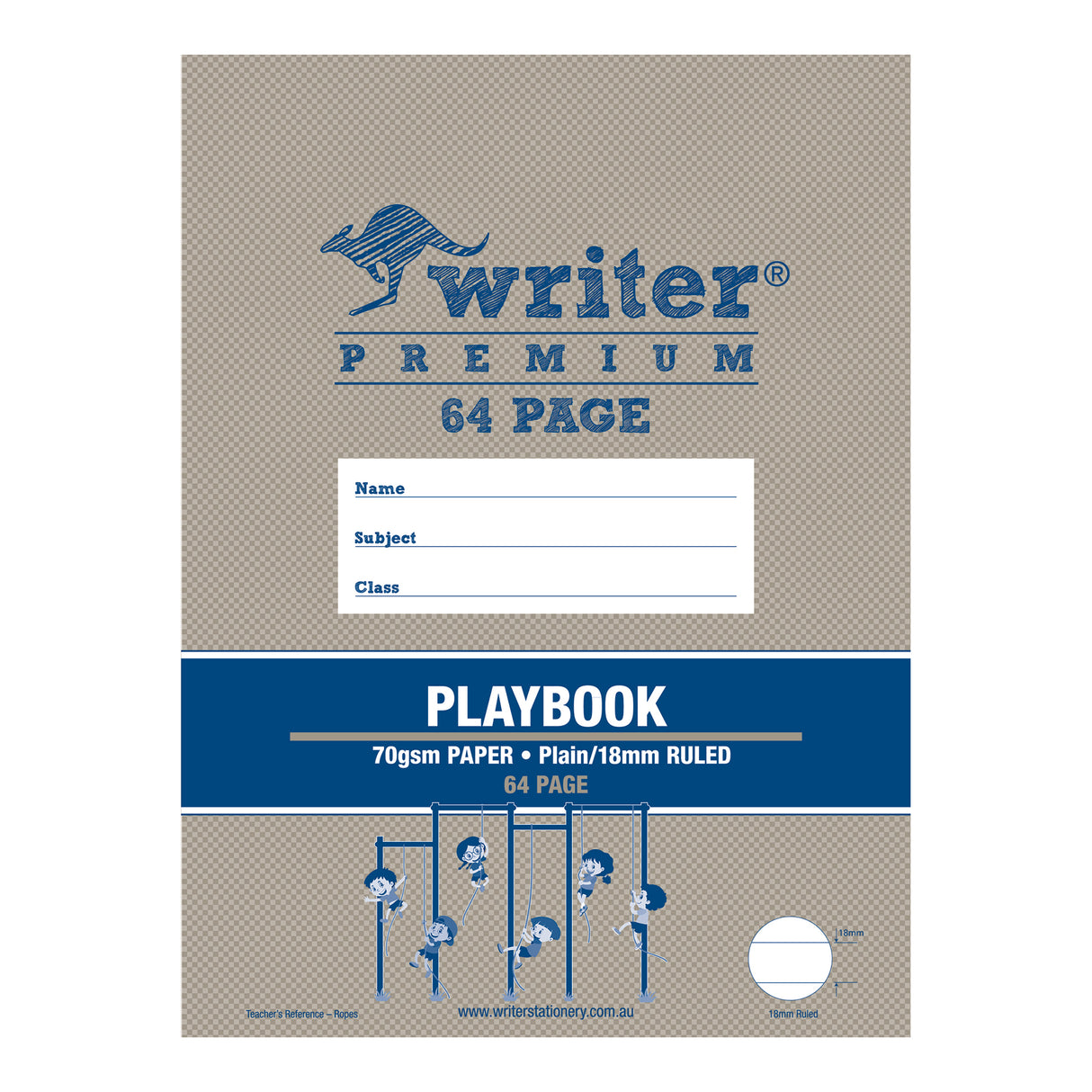 Writer Premium Playbook 330x240mm Plain and Ruled Pages - Zart
