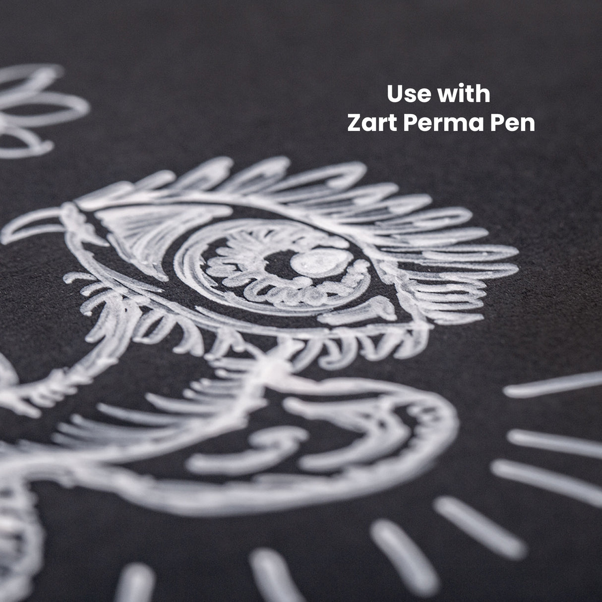 Cover Paper 125gsm Black 380 x 510mm - Zart