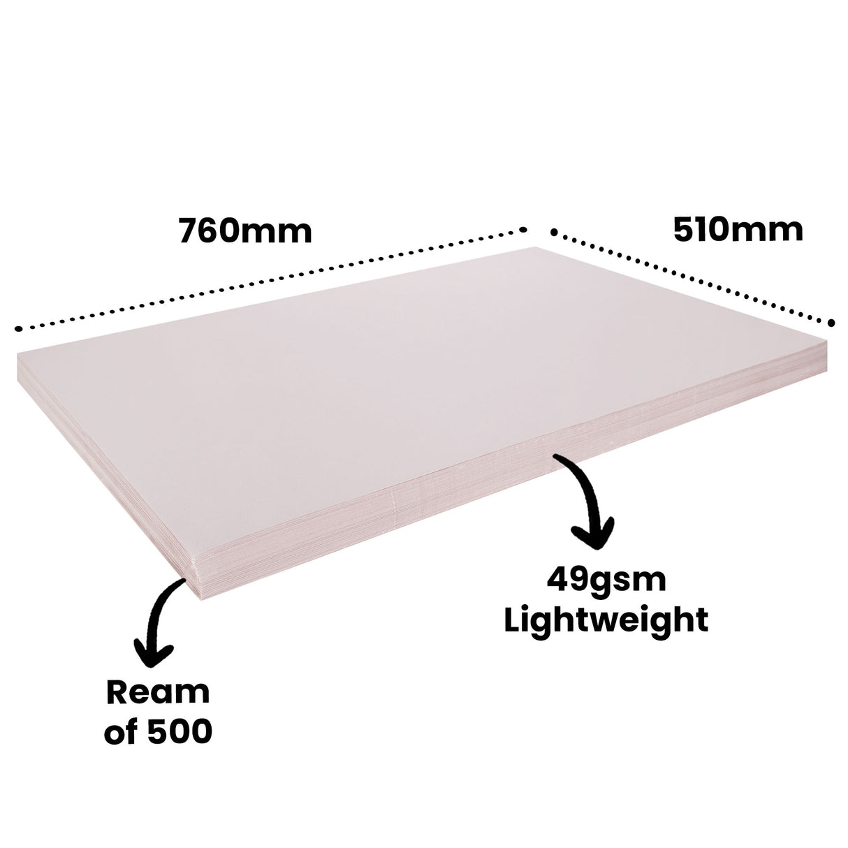 Newsprint Butcher Paper 49gsm - Zart