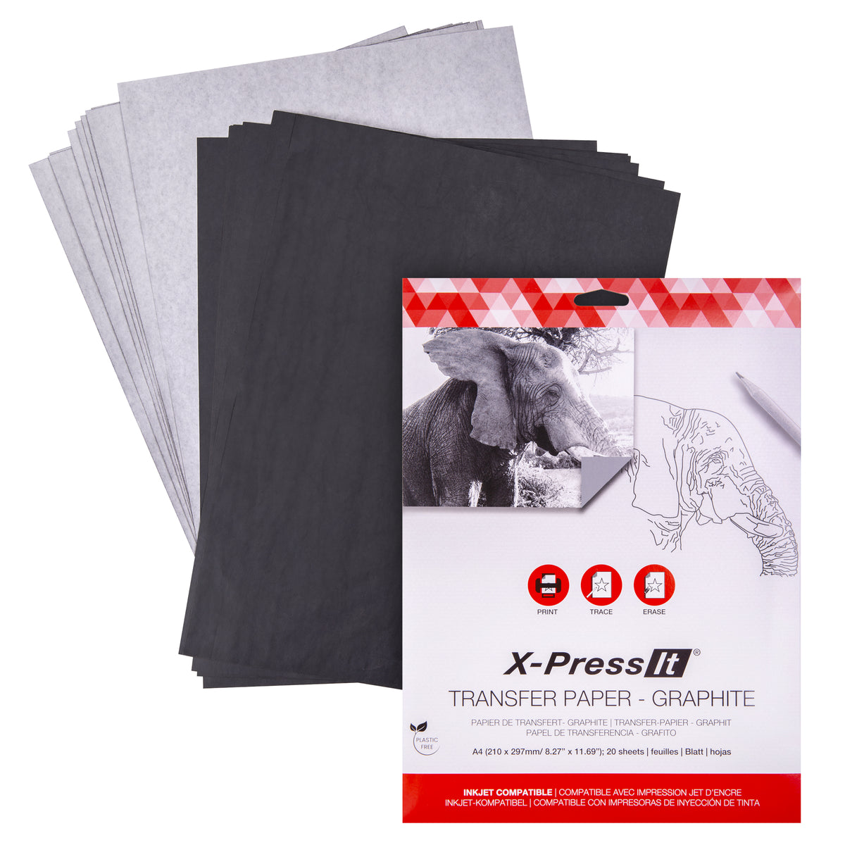 Graphite Transfer Paper A4 Pack of 20