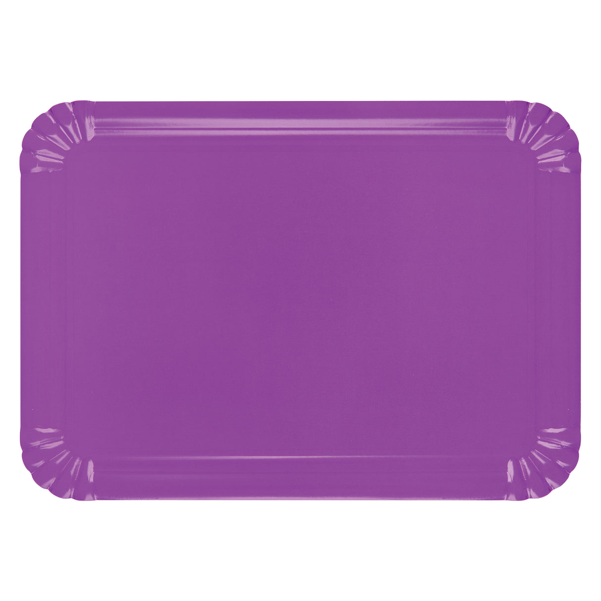 Zart Paper Plates Rectangle Colour Pack of 50 - Zart