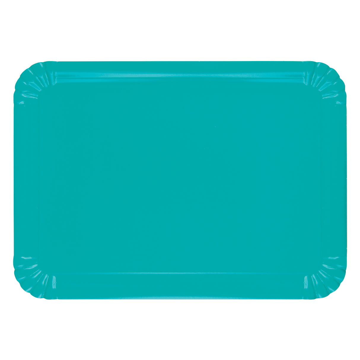 Zart Paper Plates Rectangle Colour Pack of 50 - Zart